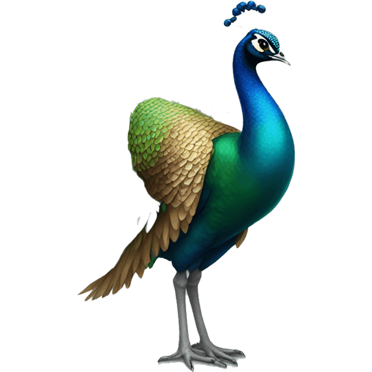 Peacock emoji