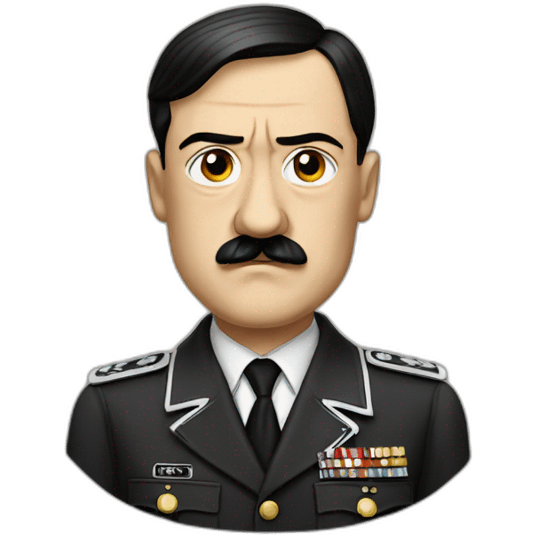 Adolf Hitler is a nice woman emoji