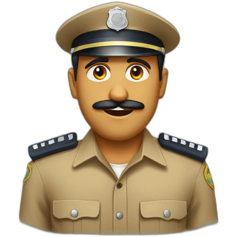 Telugu-kakhi-police emoji