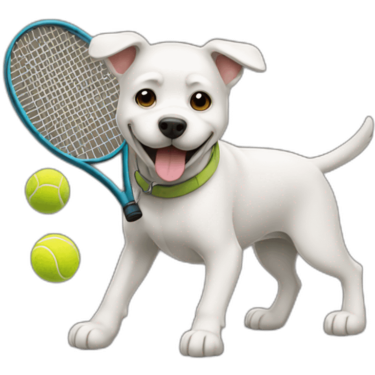 dog-playing-tennis emoji