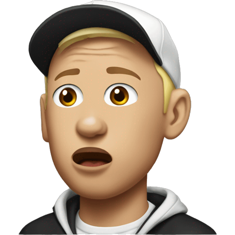 Eminem as an M&M emoji