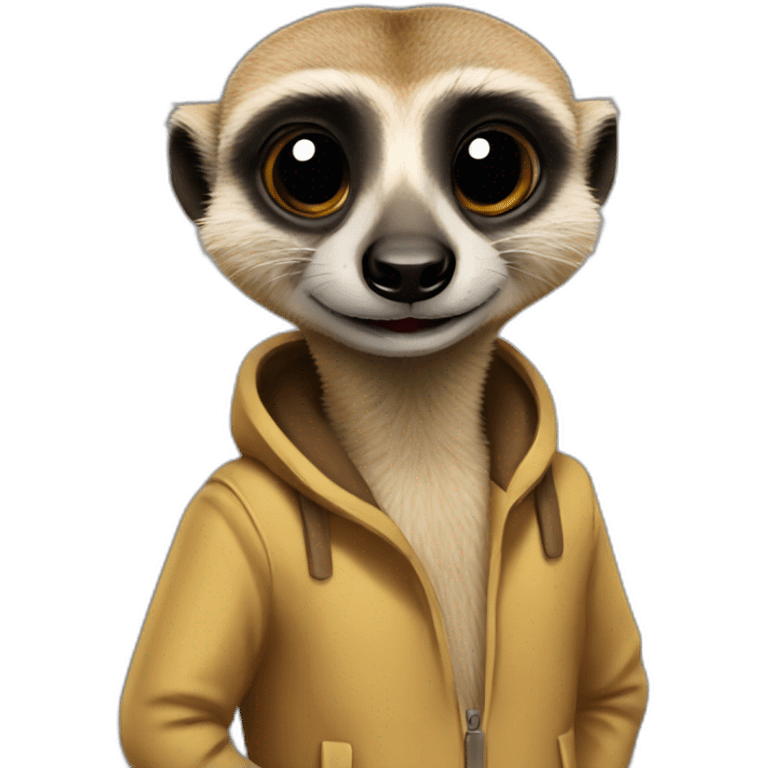 alcohol dependant meerkat emoji