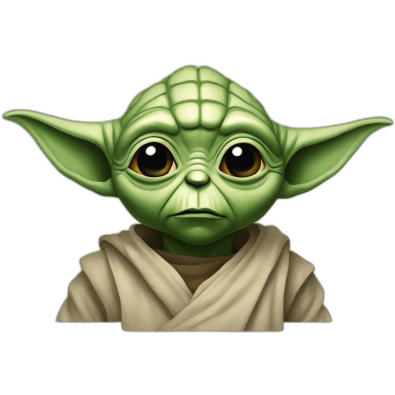 yoda as robot emoji