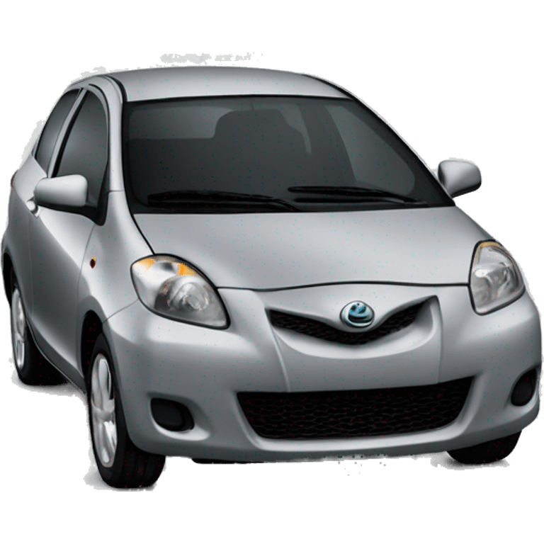 Yaris 2009 gray emoji