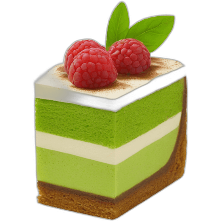 matcha tiramisu wedge emoji