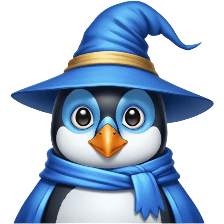 Penguin Wizard emoji