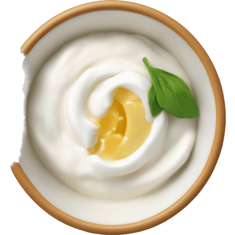 Yogurt bowl emoji