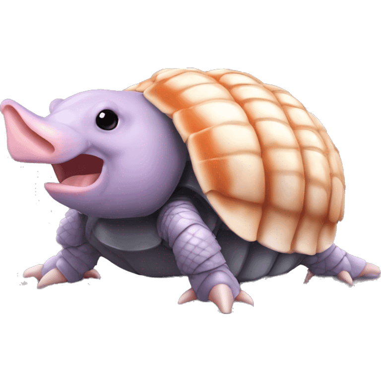 Lavender gray Pig armadillo darth Vader isopod lobster tail fanned tail feathered tail pig armadillo darth Vader face emoji