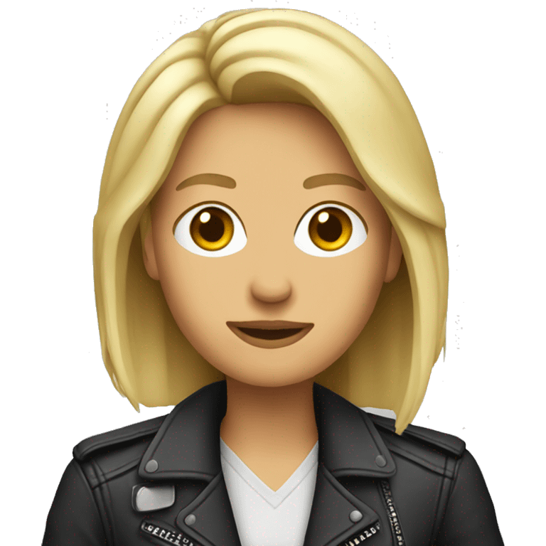 Journalist rocker female emoji