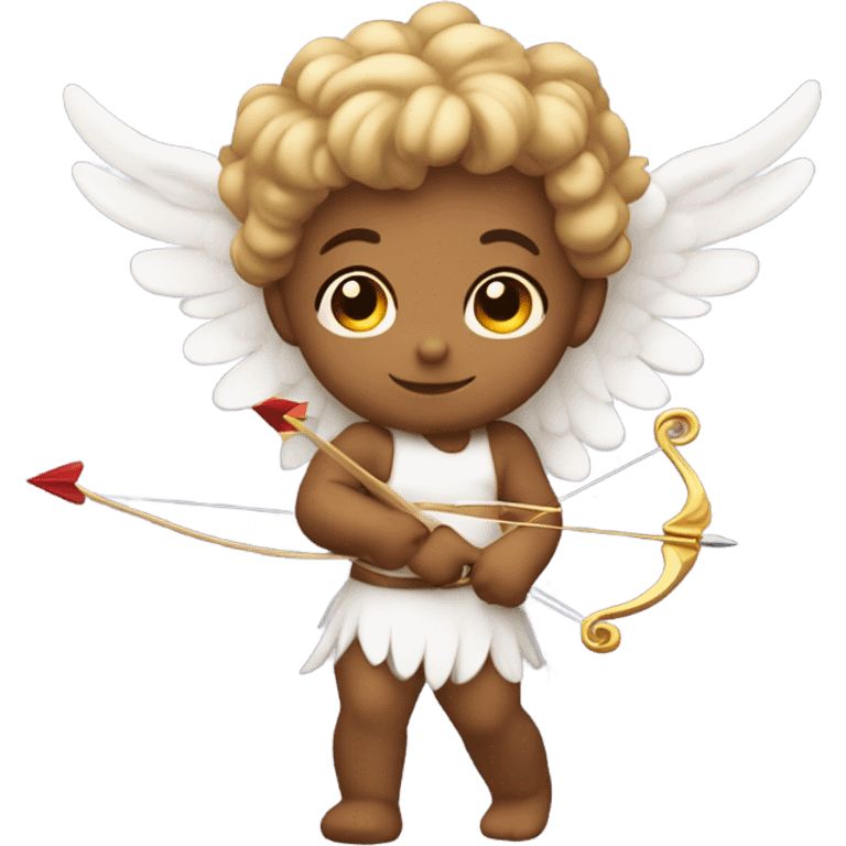 Cupid angel holding a bow and arrow emoji