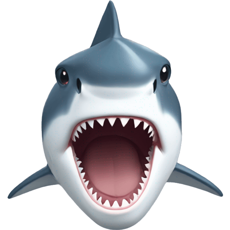 shark with tophead emoji