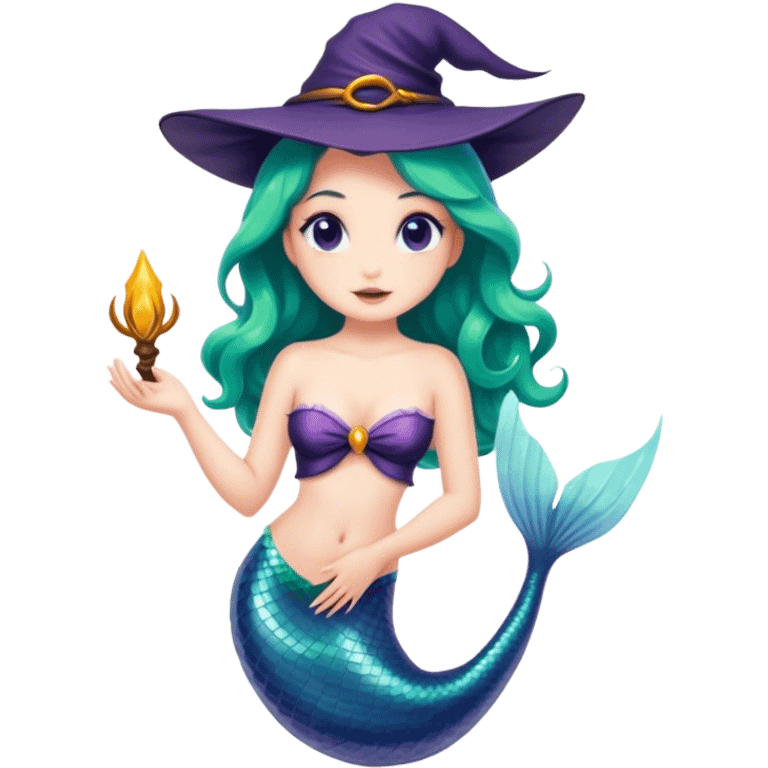 Witch mermaid emoji