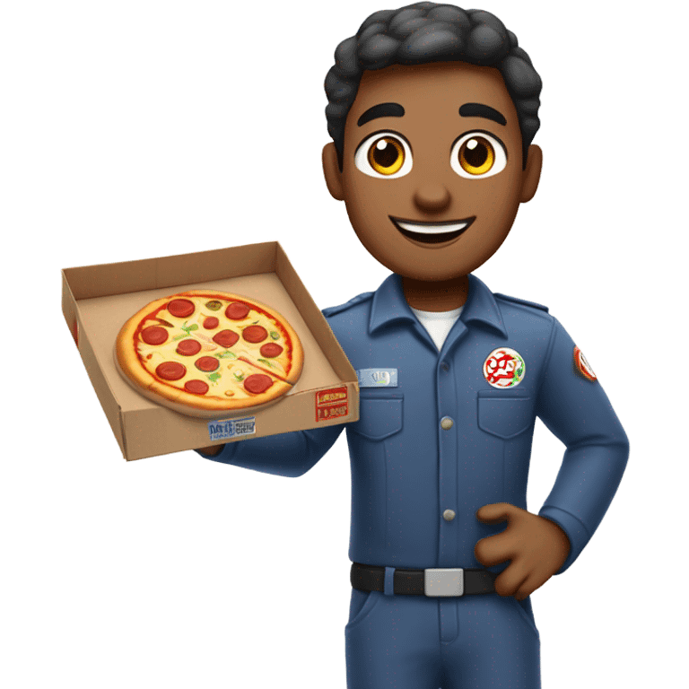 Pizza man  emoji