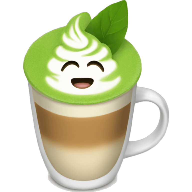 Matcha latte  emoji