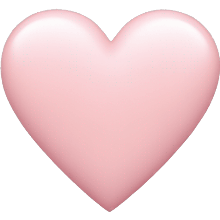 Pastel pink heart emoji