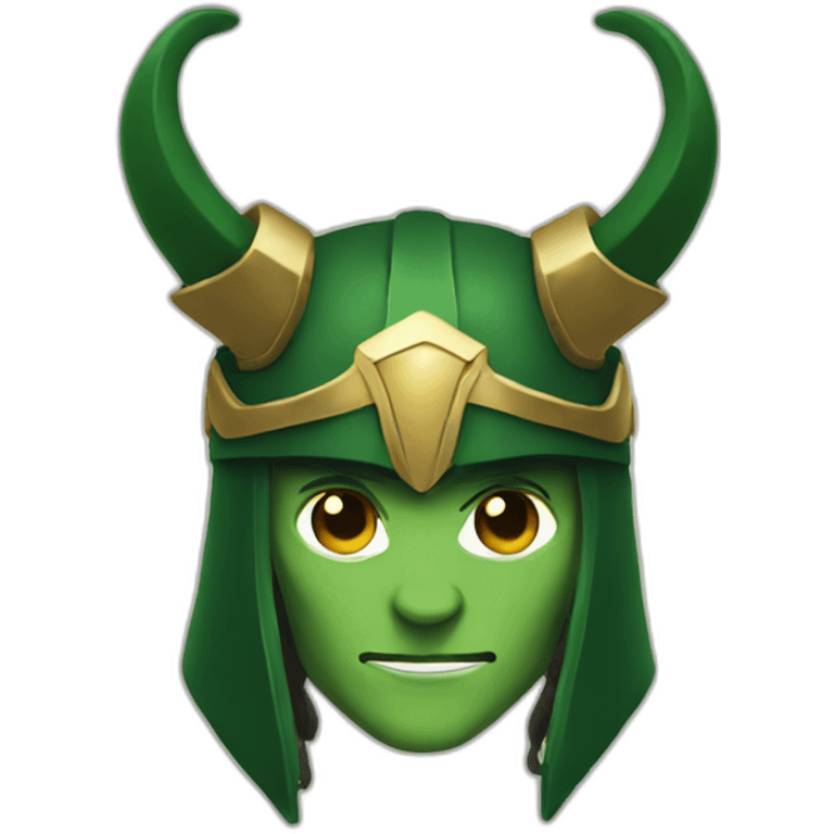 loki with horned helmet emoji