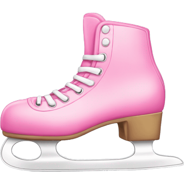 Pink ice skates emoji