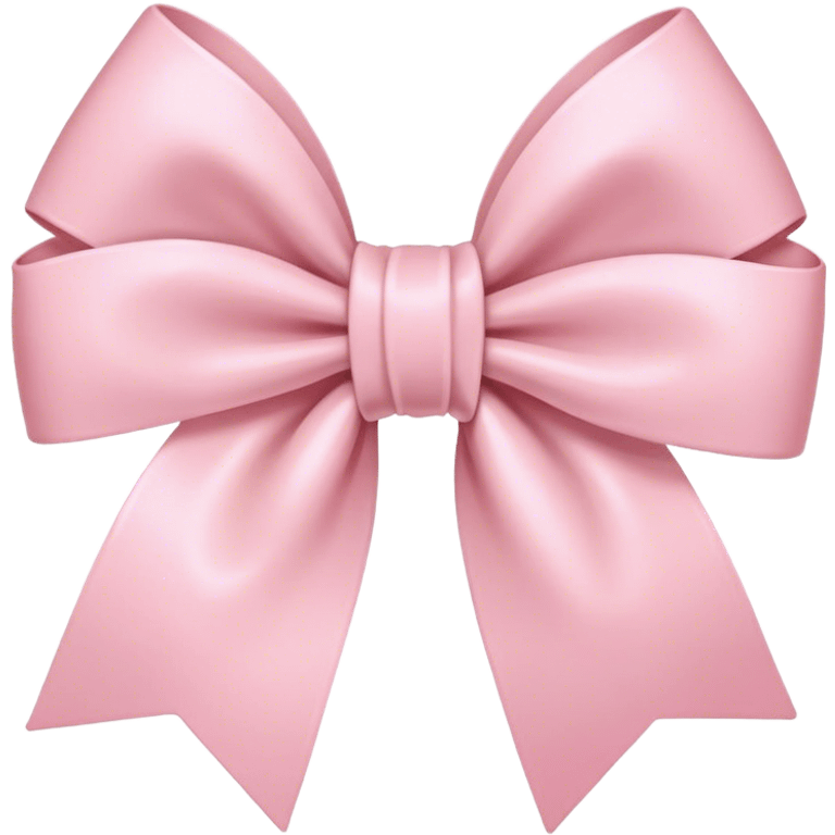 light pink bow on light pink bow emoji