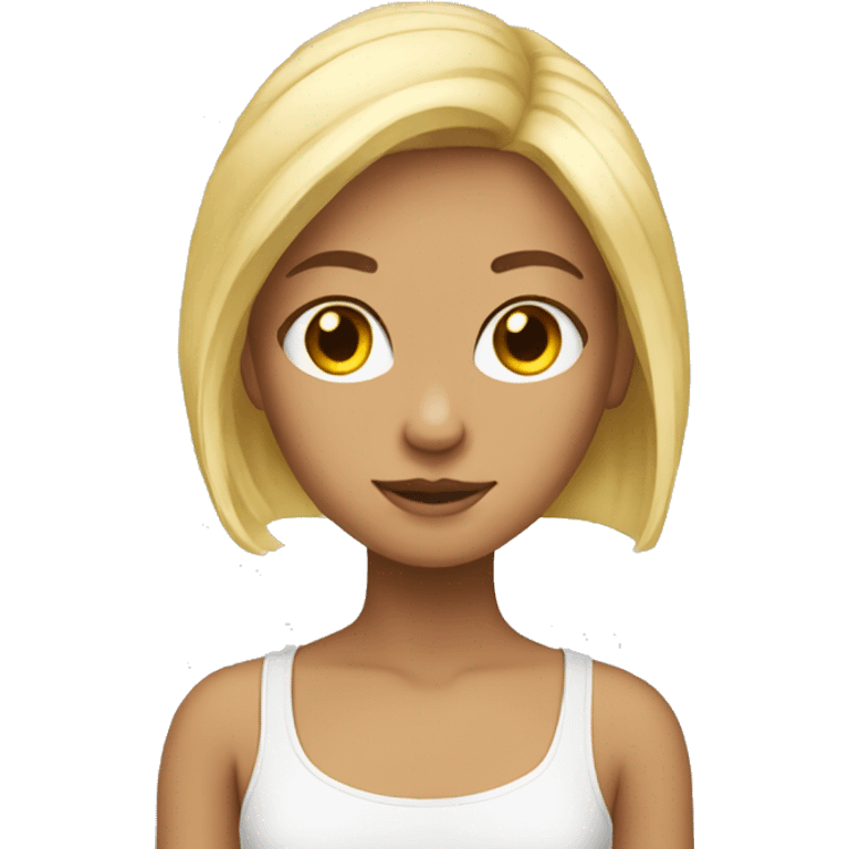 girl classes blonde emoji