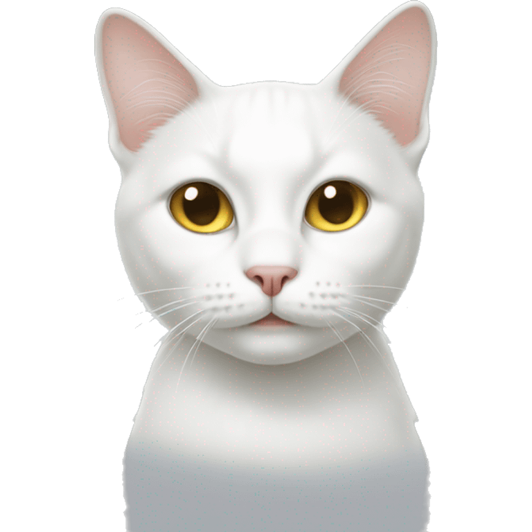 white cat emoji