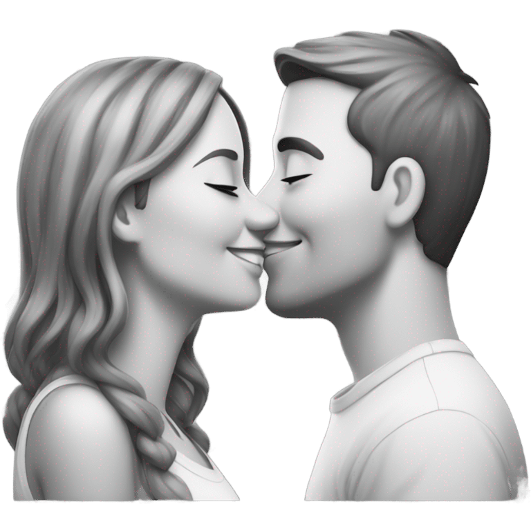 girlfriend kissing her boyfriend emoji