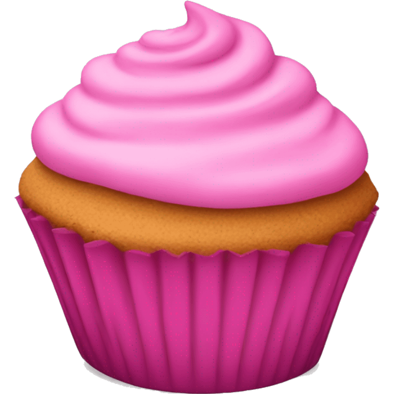 Pink cupcake  emoji