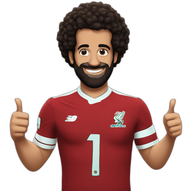 Mo salah thumps up emoji