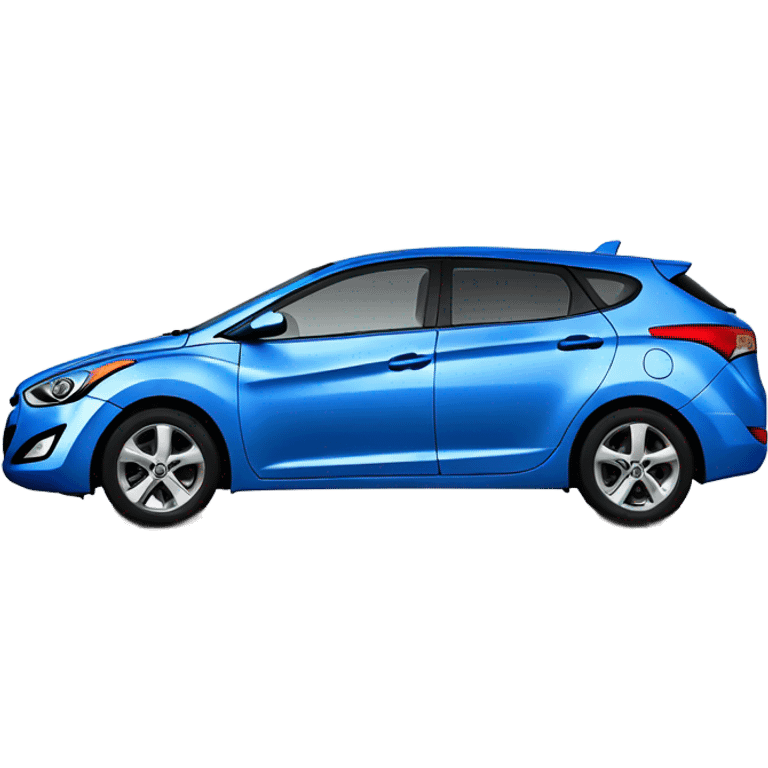 Hyundai Elantra touring 2009 blue front emoji