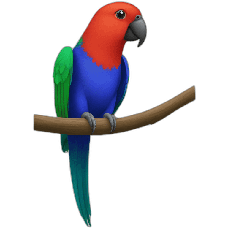 female eclectus parrot emoji