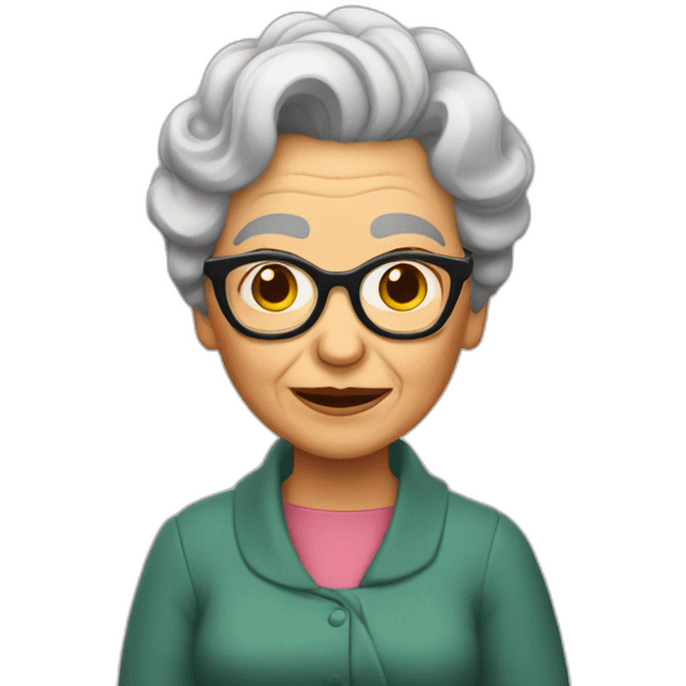 Abuelita marchosa emoji