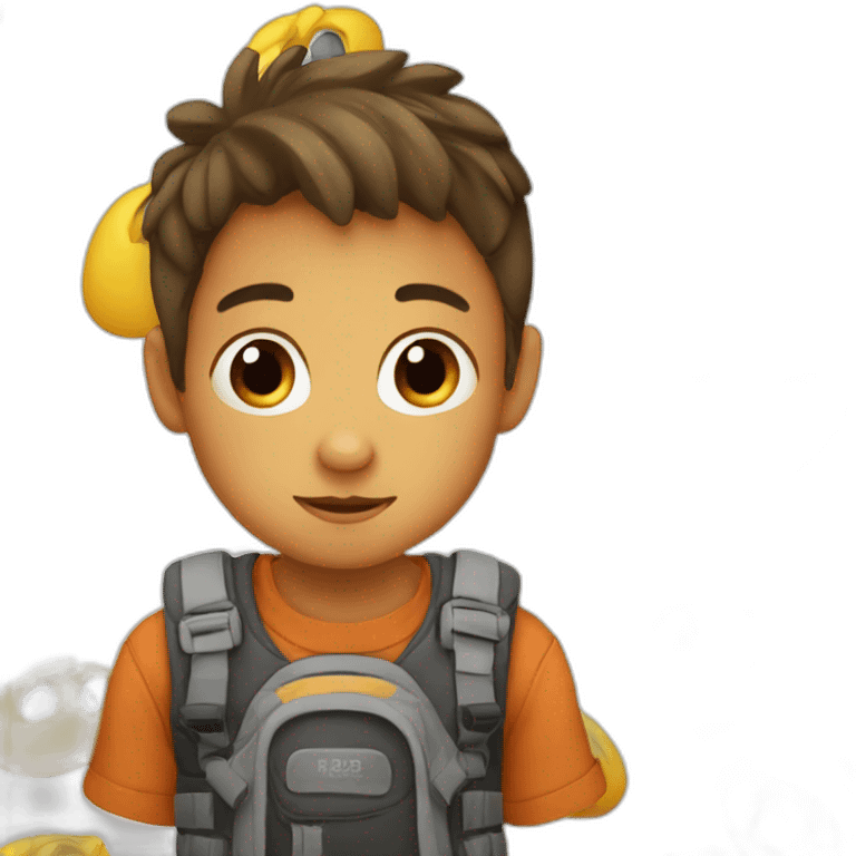 niño con ojos achinados emoji