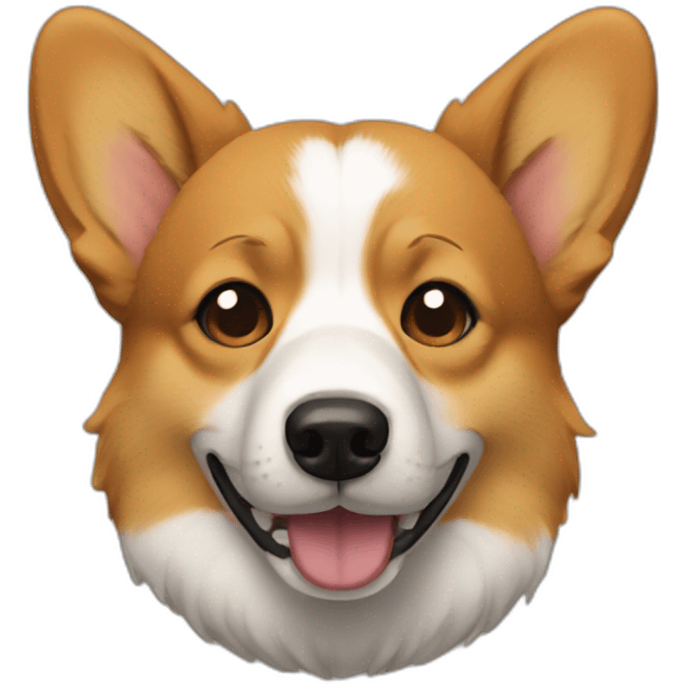 sick corgi emoji