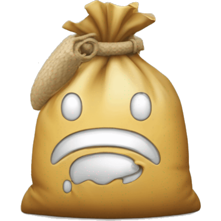 Ladron con una bolsa de dinero emoji