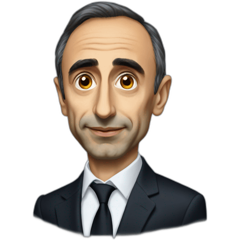 Éric zemmour portrait épaules emoji