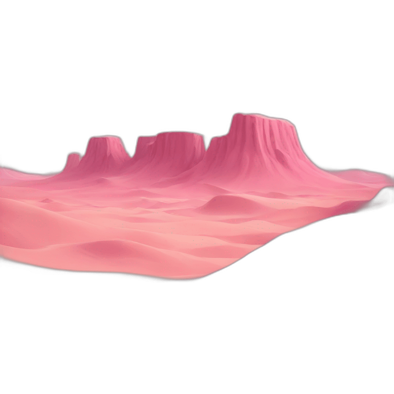 Pink desert emoji