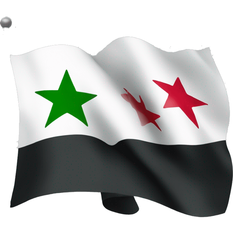 Independent Syria flag emoji