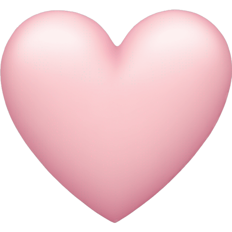 Pastel pink heart emoji