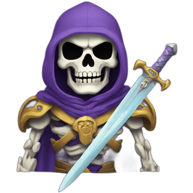 skeletor with sword emoji