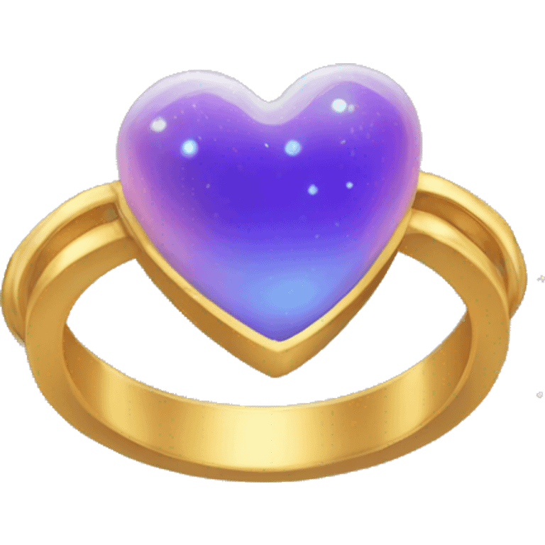 Corazón con anillo de Saturno  emoji