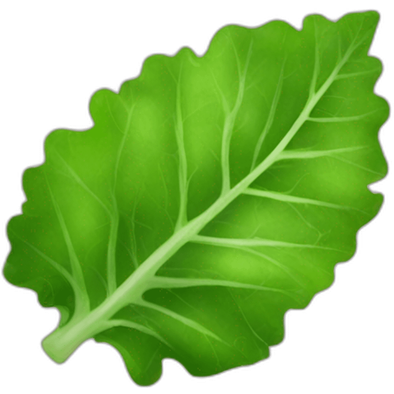 green salad leaf emoji