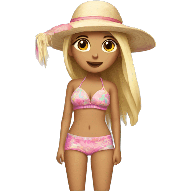 girly beach emoji