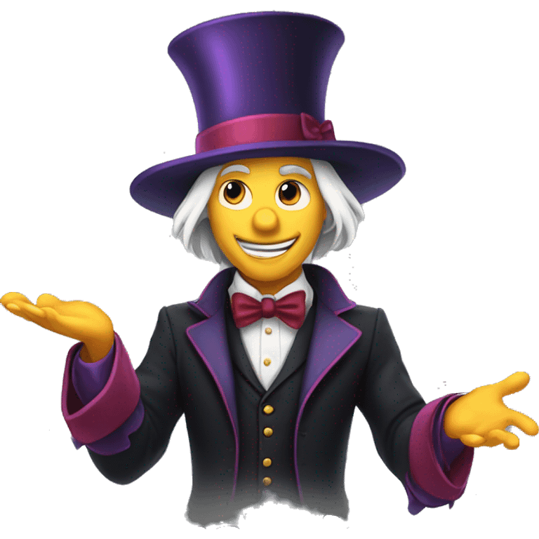 cartoon magician with the text "airacadabra"  emoji