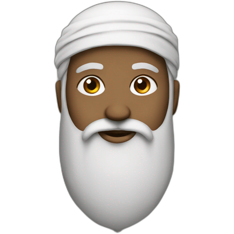 muslim with long beard emoji