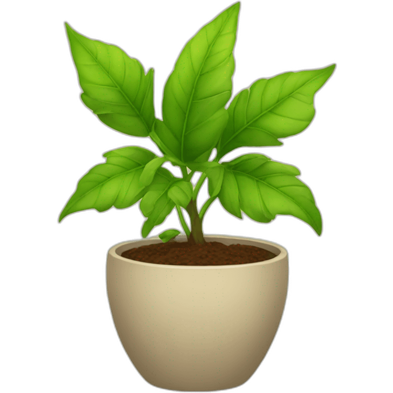 Godly plant in a pot emoji