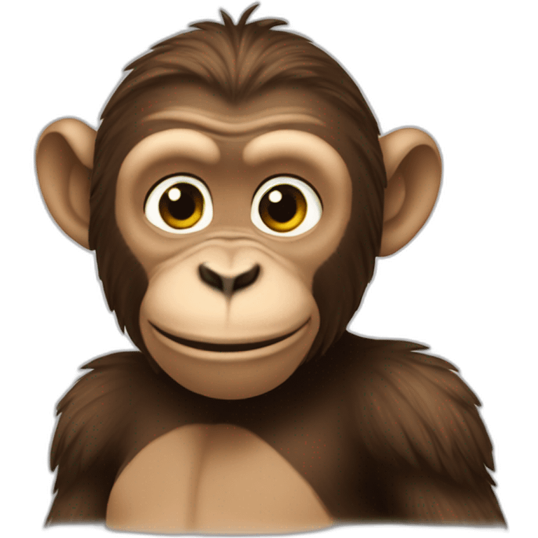 Un singe sur un singe sur un singe emoji