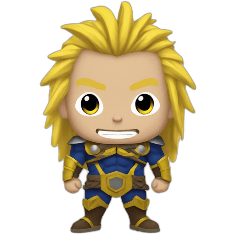 All Might as a viking emoji