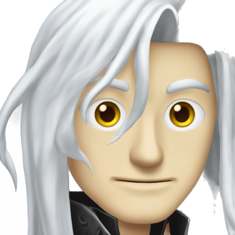 Alucard  long white haired white skined alucard emoji