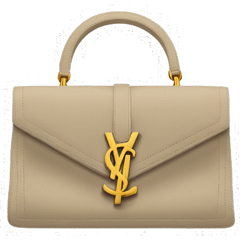 YSL suede purse emoji