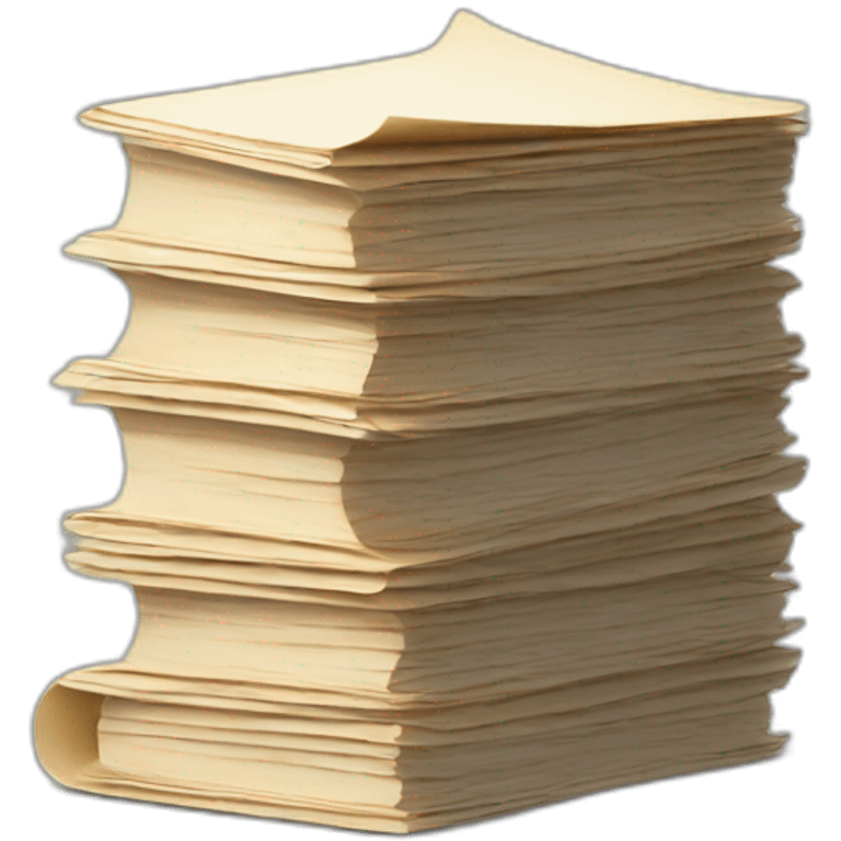 stack of pages emoji