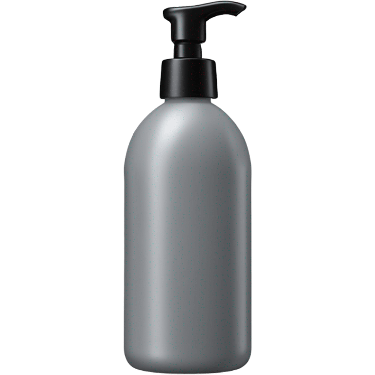 body wash in tall grey bottle that’s skinny in the middle only with black lid emoji